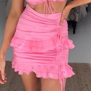 NWT Tiger Mist size XS pink Colorado skirt